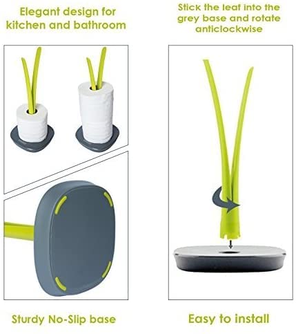UNIQUE CART Decorative Paper Towel Holder or Tissue Paper Holder Vertical Countertop Paper Towel Stand or Toilet Roll Stand Sturdy NoSlip Base 1175 x 6 - Image 5