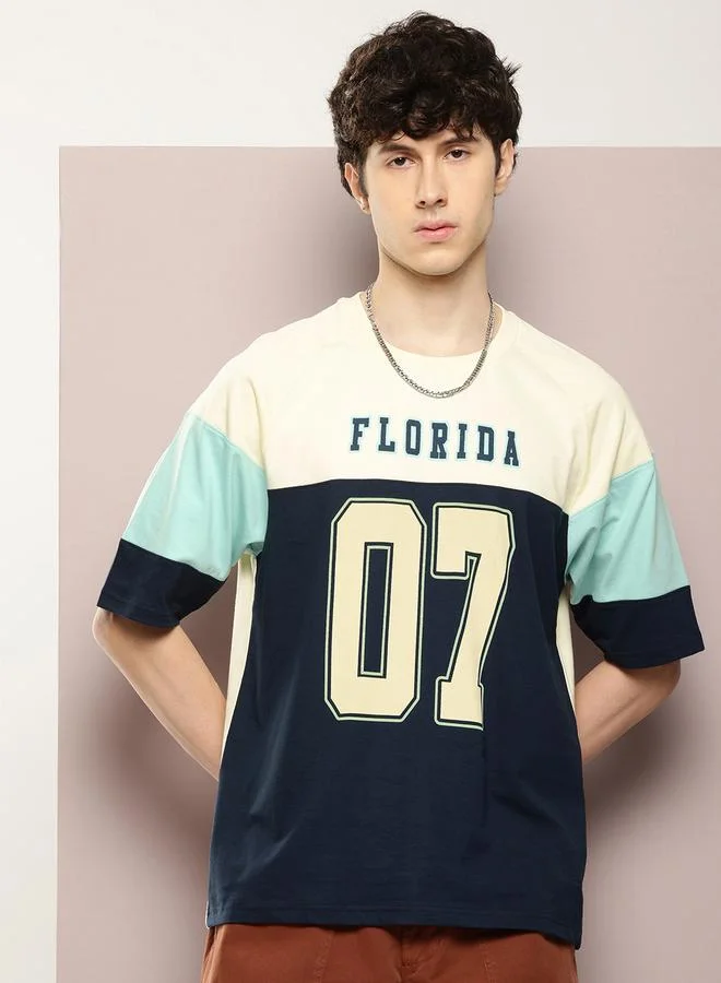 ديلينجر تيشيرت بأكمام راجلان وقصة واسعة للرجال