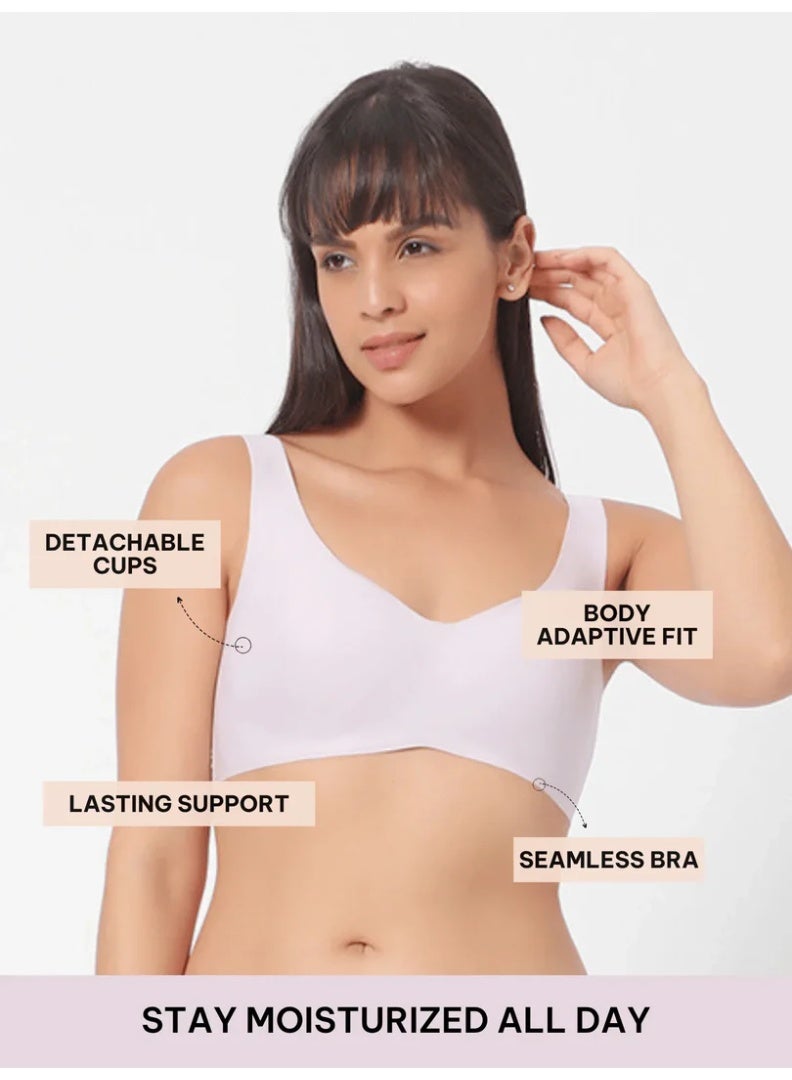 Intimate Queen Skin-Soothing Wirefree Ceramide Infused Bra - Image 1