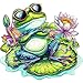Jigfoxy Wooden Puzzle for Adults Leisurely Frog Wooden Jigsaw Puzzles for Adult Unique Animal Shape Wood Cut Puzzles Christmas Thanksgiving Gifts for Friends Family M114 106in170pcs - Image 2