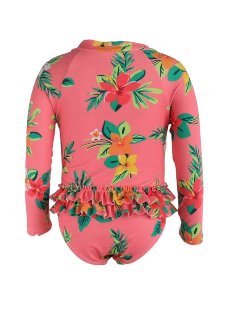 D'Daniela D' Daniela - Tropical Bloom Pink Swimwear - Pink - Image 3