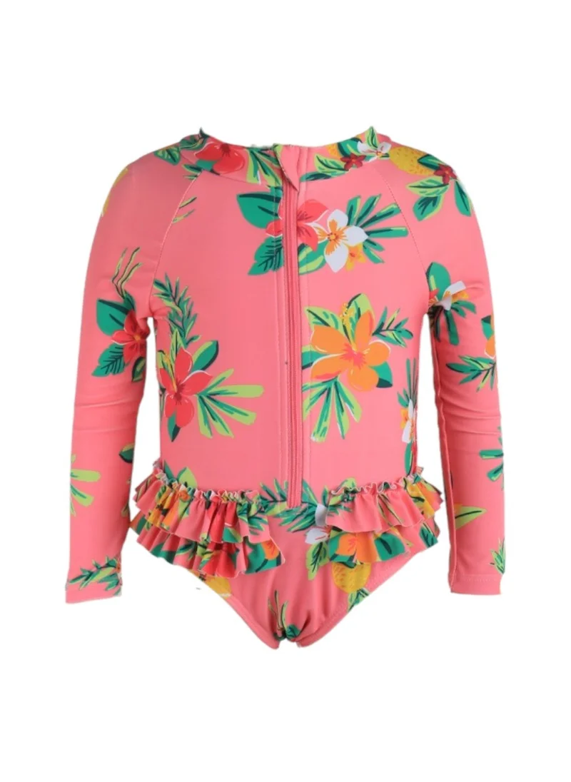 دىدانيالا D' Daniela - Tropical Bloom Pink Swimwear - Pink