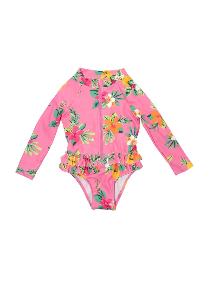 دىدانيالا D' Daniela - Tropical Bloom Pink Swimwear - Pink