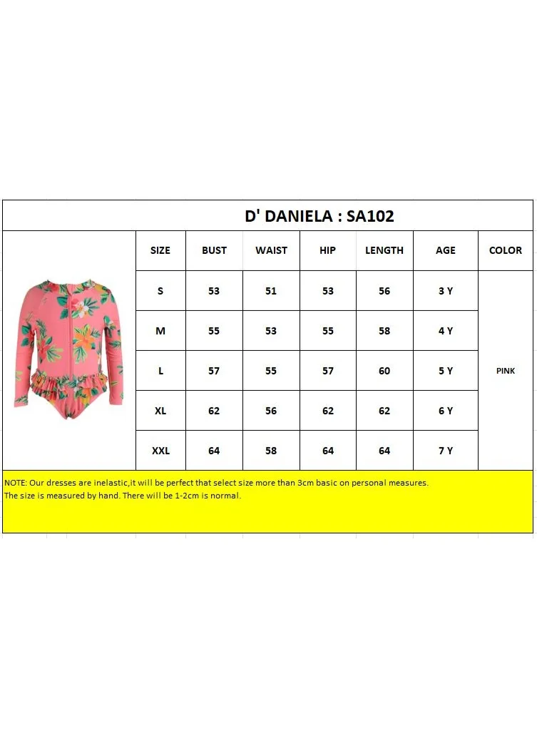 دىدانيالا D' Daniela - Tropical Bloom Pink Swimwear - Pink