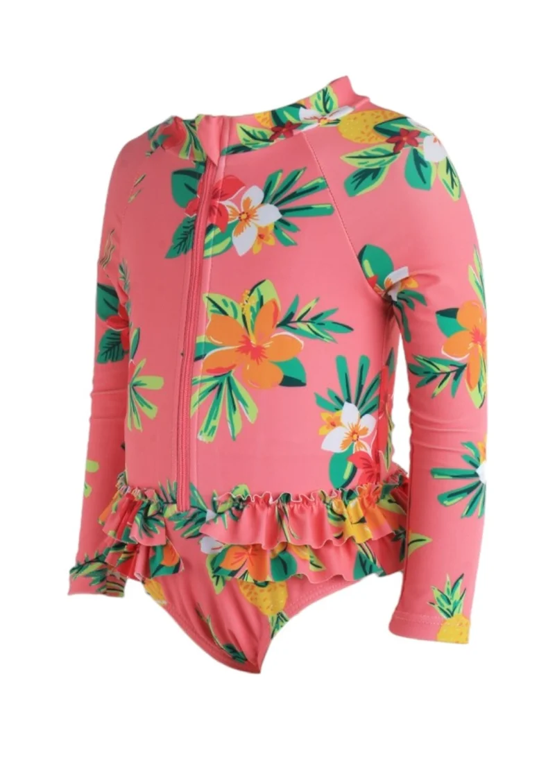دىدانيالا D' Daniela - Tropical Bloom Pink Swimwear - Pink