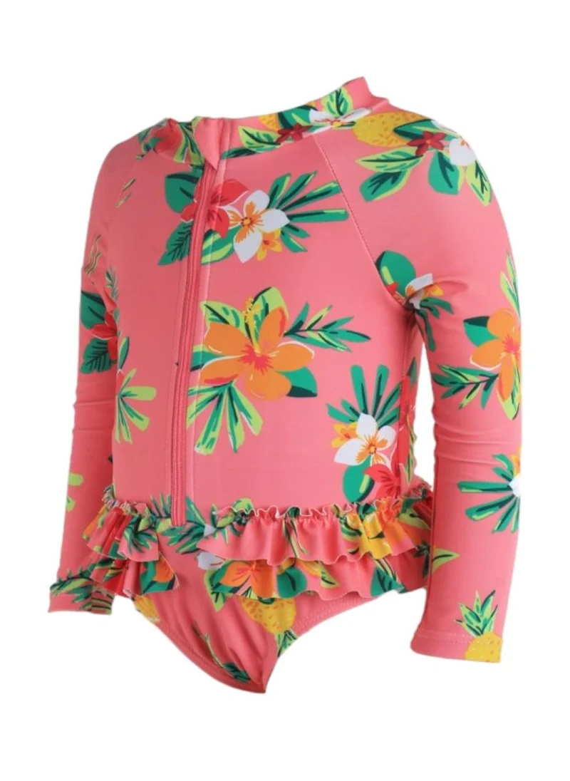 دىدانيالا D' Daniela - Tropical Bloom Pink Swimwear - Pink