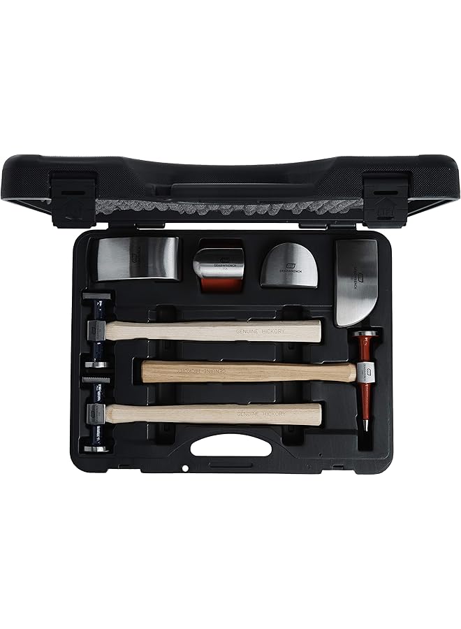 GearWrench 7 Pc. Auto Body Tool Set, Hammers And Dollys, 82302 - Image 4