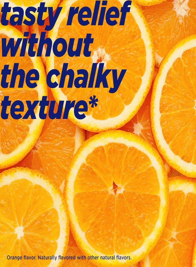 Alka-Seltzer Fizzy Melts, Dissolve on Tongue, No Water Needed, On-The-Go Dietary Supplement Antacid Tablets, for Relief of Occasional Heartburn and Acid Indigestion*, Orange Flavor, 64 Count - Image 5