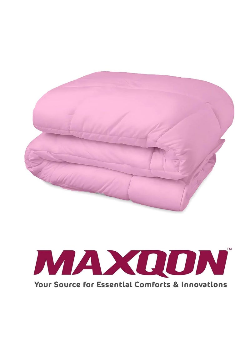 MAXQON Duvet Insert Single | Queen | King Sizes, Color Pink  - Image 4