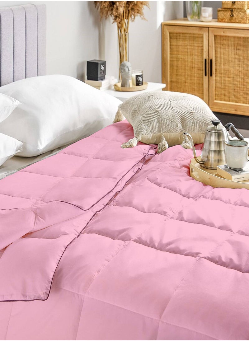 MAXQON Duvet Insert Single | Queen | King Sizes, Color Pink  - Image 3