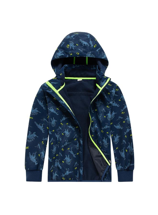Children's Clothing Autumn And Winter Coat Boys Charge Clothing Children's Outdoor Sportswear Children's Warm Windbreaker A Generation Of Hair 
