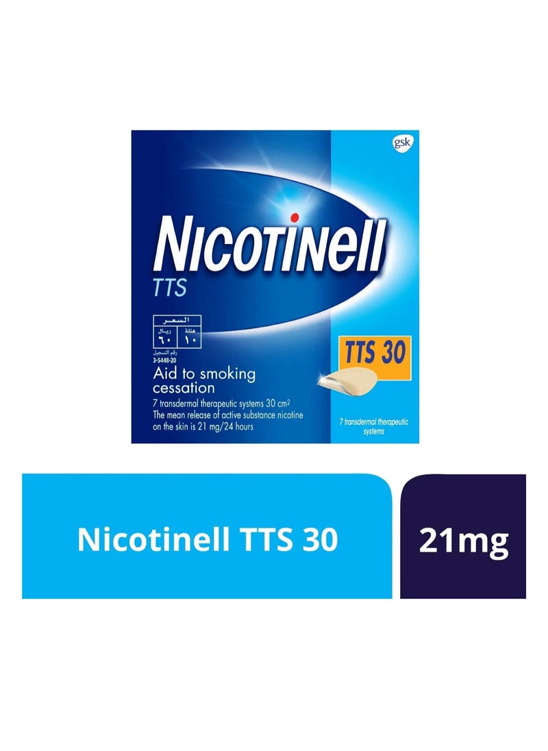 NICOTINELL Nicotinel TTS 30 mg 7 plasters  - Image 2