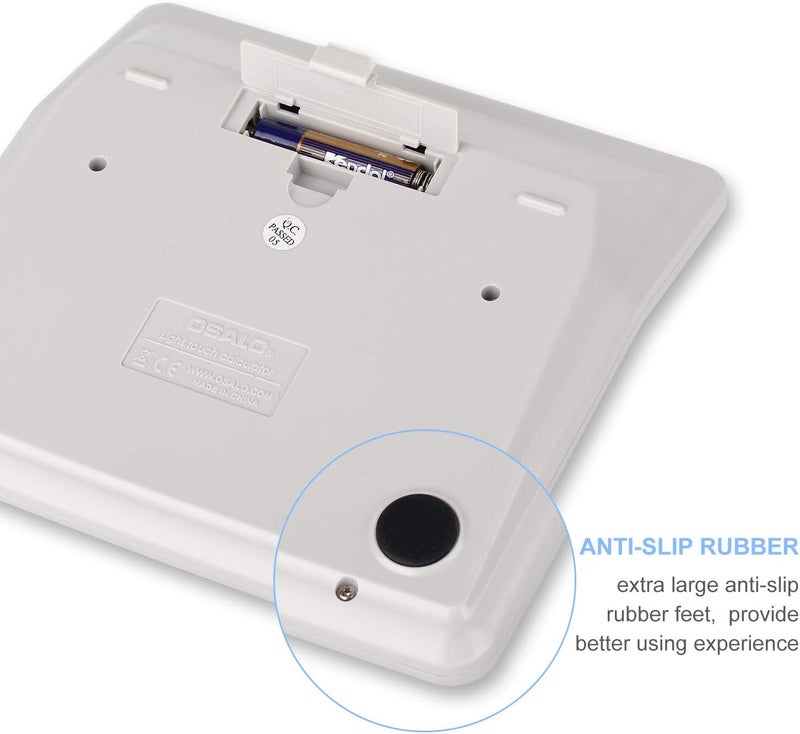 أوسالو آلة حاسبة كبيرة جدًا تعمل بالطاقة الشمسية وأزرار كبيرة وآلة حاسبة محاسبية لسطح المكتب مكونة من 12 رقمًا للأعمال المكتبية (Os-200Ml) - Image 5