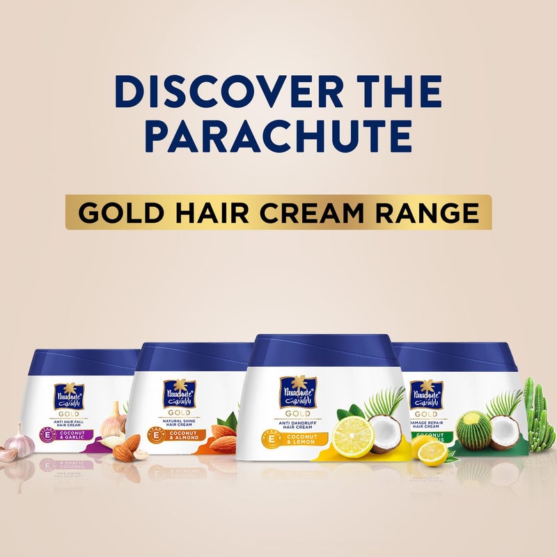 Parachute Gold Anti-Dandruff Hair Cream 4.7 Fl oz |Pack of 2 - Image 5