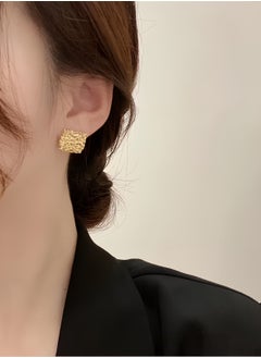Elegant Earring, Golden Earrings, Lightweight Ear Stud, Hypoallergenic Golden Plated Earrings, Excellent Gift