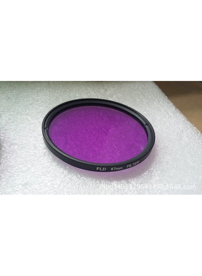 High Definition UV Filter Single Reflex Camera Lens Pure Color Red Blue Purple Orange Polarized Photography Equipment Light Transmission-Color:52MM  - Image 5