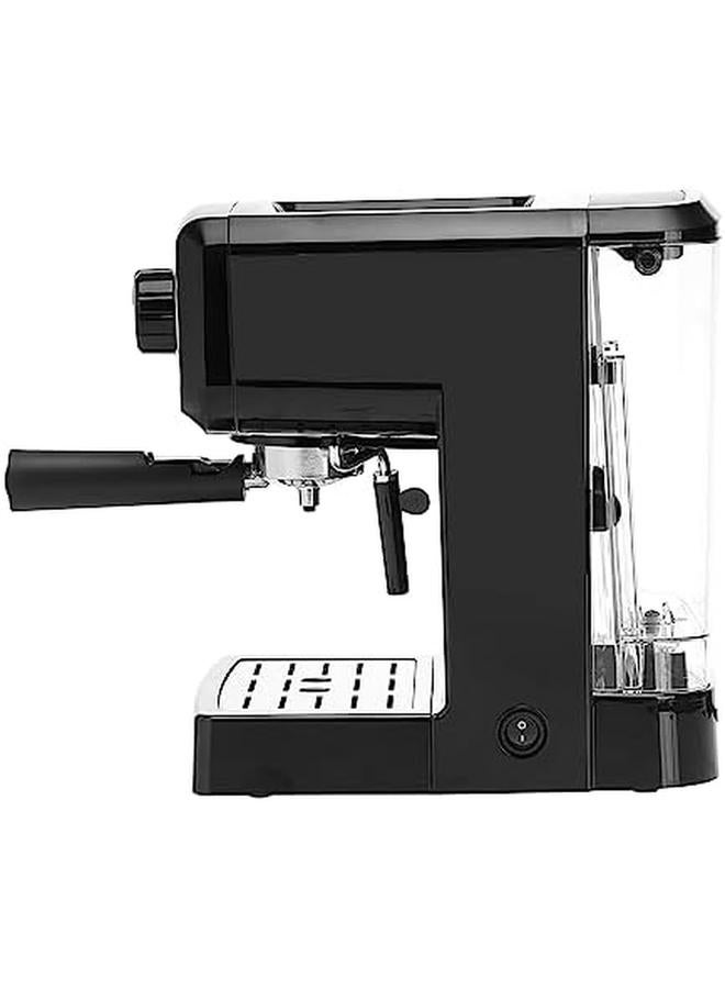GEEPAS Gcm41507 1.25L Cappuccino Maker 1140W 15 Bar Power Brewing Pump Dual Stainless Steel Filters 2 Years Warranty Black - Image 3