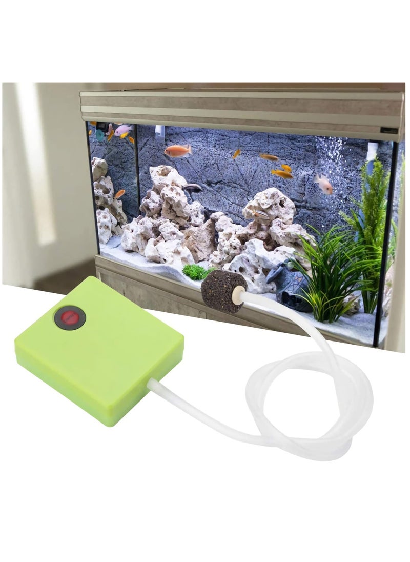 KASTWAVE - Aquarium Air Pump, Portable Battery Operated Fish Tank Oxygen Aerator Pump with Air Stone and Tube for Aquarium Fish Tank and Hydroponic - Image 1