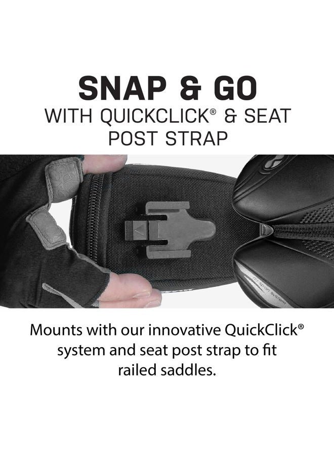 TOPEAK Unisex Adult Aero Wedge Pack Saddle Bag - Black, 17 x 8 x 12 cm/0.66 Litre - Image 4
