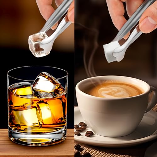 ANYTRP Mini Serving Tongs, Anytrp 18-Packs Stainless Steel Sugar Tongs, 4.3inch Ice Tongs Kitchen Appetizers Tongs for Coffee Bar, Tea Party, Desserts Party, Sugar and Ice Bucket - Image 2