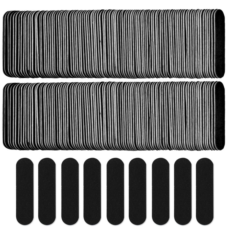 VIOCIWUO 300 Pack Mini Nail File Bulk(180/240 Grit), Disposable Nail Files Double Sided Emery Boards Home or Professional Manicure Tools(Black) - Image 1
