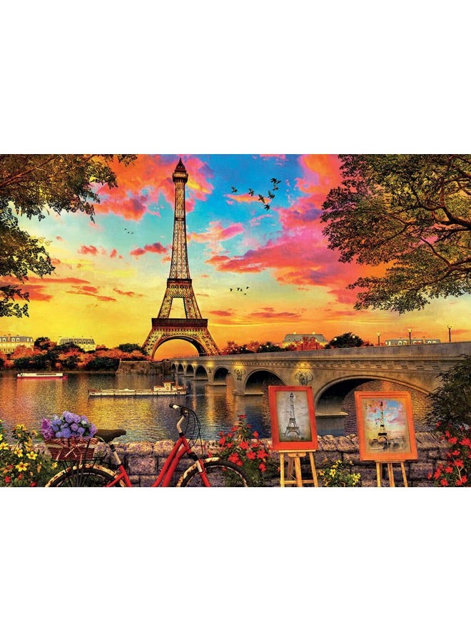 EDUCA Sonnenuntergang Educa - Sunset in Paris 3000 Jigsaw Puzzle (17675) - Image 2