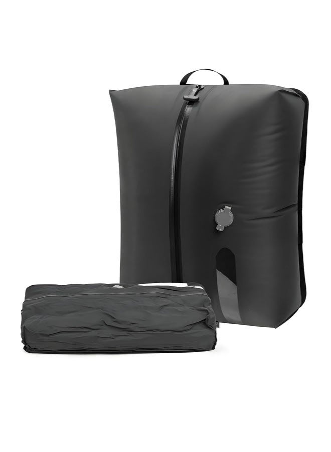 Vacuum Bags for Travel with Wireless Vacuum Pump, 17L Saver Vacuum Bags for Travel Lightweight & Durable, IP67 Reusable Vacuum Compression Bags for Suitcases and Backpack, Luggage, Moving(2PC+Pump) - Image 2