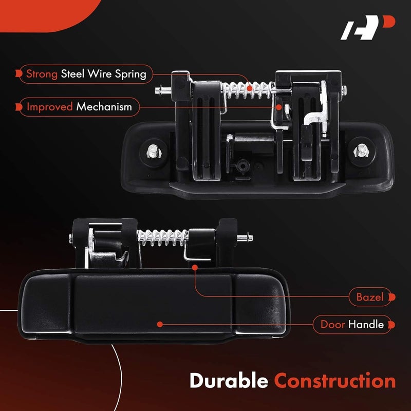 A-Premium Tailgate Handle Liftgate Latch Handle for Nissan Pathfinder 1999-2004, Textured Black - Image 4