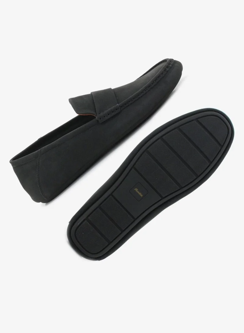 Bata Black Classic Suede Penny Loafers for Men | Best Price UAE