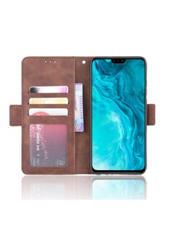 جرين تايجر جراب لهاتف Huawei Honor 9X Lite بتصميم محفظة من الجلد بنمط جلد العجل، مع فتحة بطاقة منفصلة  - Image 5