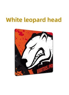 Temu Generation Hair Sirui Map Thickened XTFPS Smooth Greyhound Csgo Eat Chicken Qck Video Game Mouse Pad-Color:Packaging-Pattern:White Leopard Head