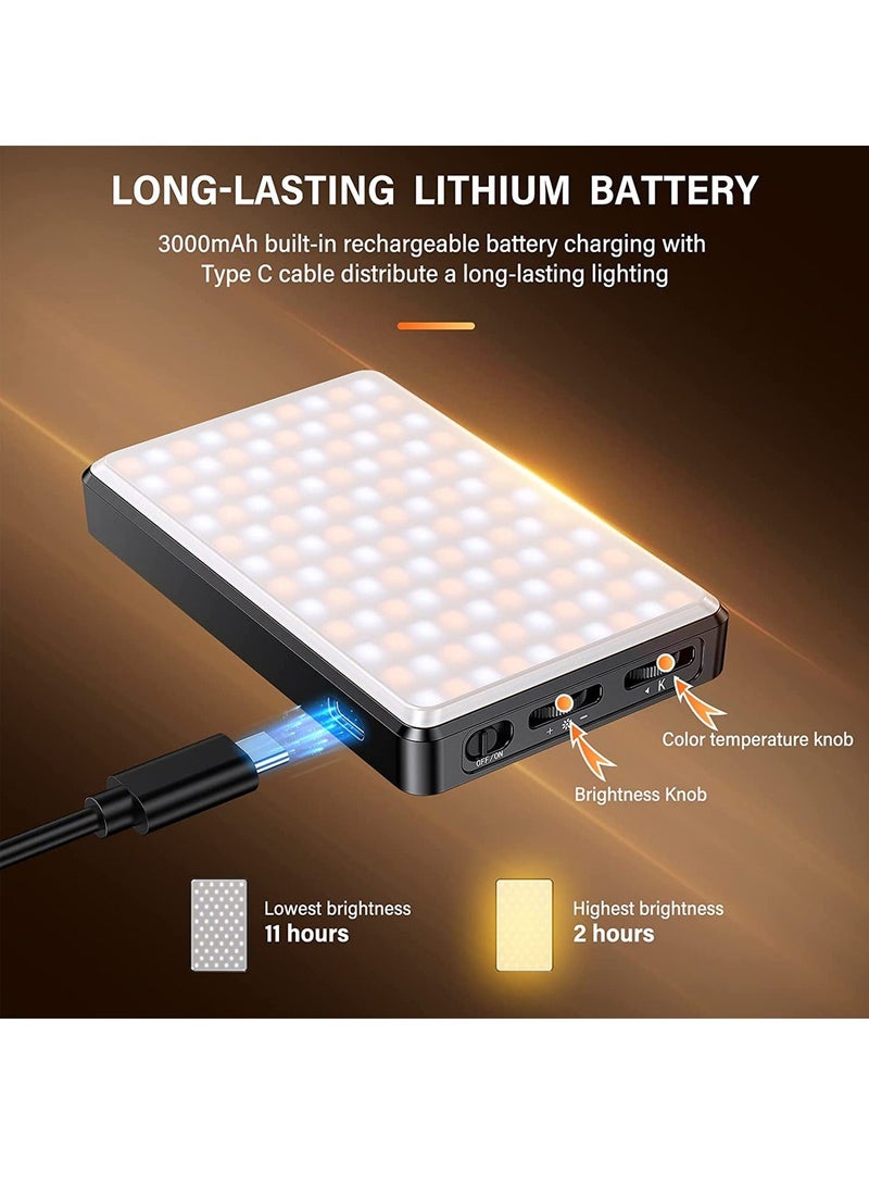 120 LED Phone Light, Selfie Light, 3000Mah Rechargeable Clip Video Light,  Video Conferencing Lighting Kit for Phone, iPad, Camera, Laptop, for Selfie, TikTok, Live Stream, Video - Image 5