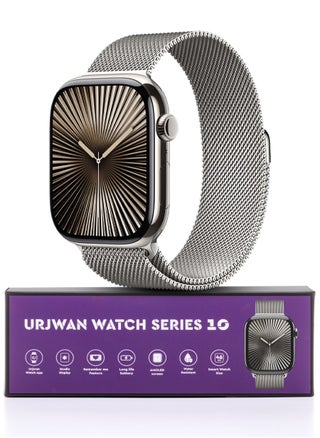 Smartwatch 10th Gen – Silver, 46mm | AMOLED Ultra-Clear Display, Photo Display Feature, Exclusive App, “Remember You” instance messaging, Slimmer Design with Reduced Bezels, New Colors with Extra Strap, Call & Notification Support. - pzsku/Z62D793ED9EF070EF8E63Z/45/_/1740305541/e38cd656-aac6-4433-8313-7f380adc39e7