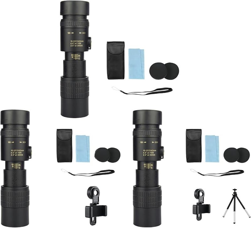 300X40 Monoculars With Tripod For Long Range High Resolution Nature Photography - Image 5