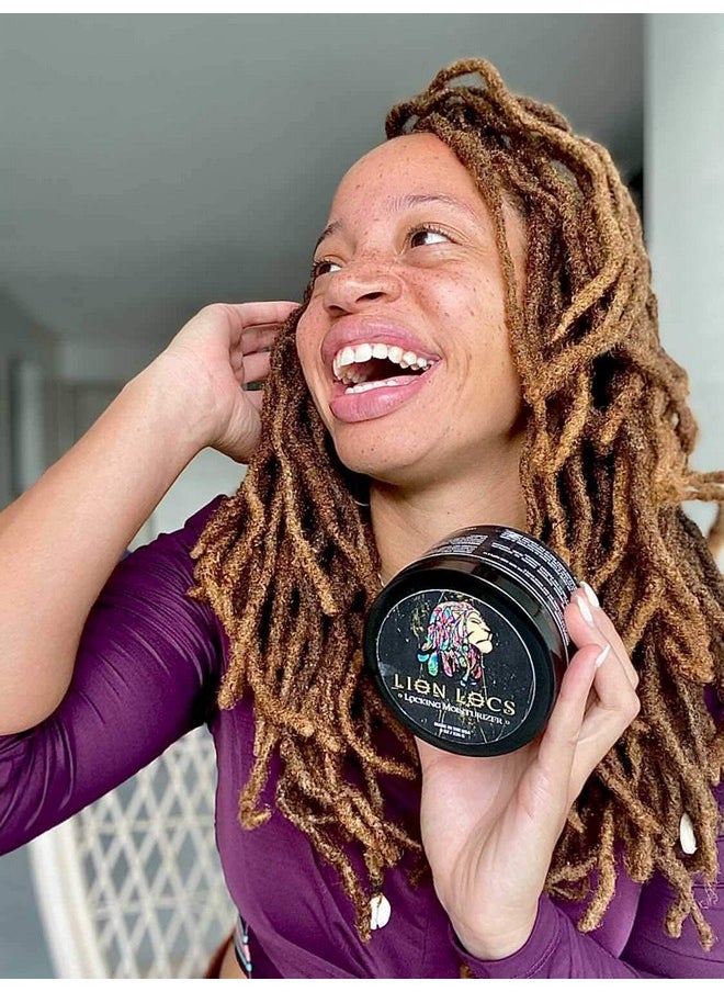 بيرد جينز مرطب Lion Locs Hair Locking Dreads للشعر المجدل، والشعر المجعد، والشعر المتشابك، والشعر المضفر، والشعر المزيف، والشعر الملتوي، أو الشعر الشقيق (8 أونصة) (ثابت)  - Image 2