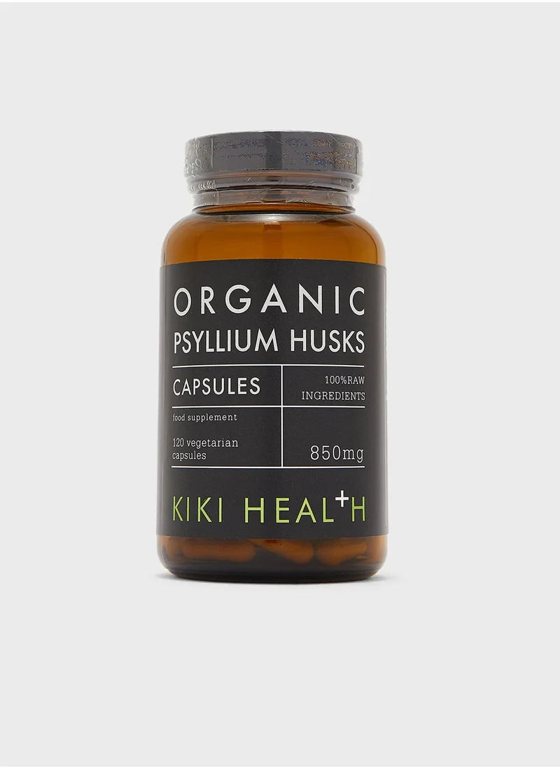 KIKI Health Organic Psyllium Husks 120 Caps