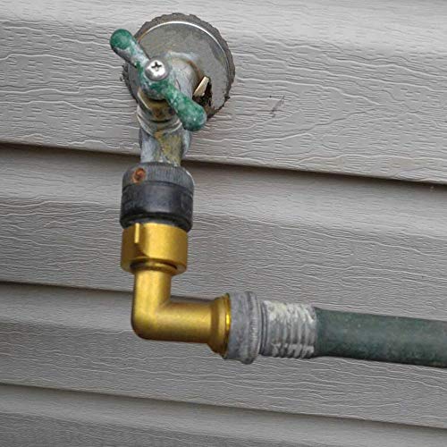 HQMPC Garden Hose Elbow Connector 90 Degree Brass Hose Elbow (2Pcs)+ Extra 4 Pressure Washers - Image 5
