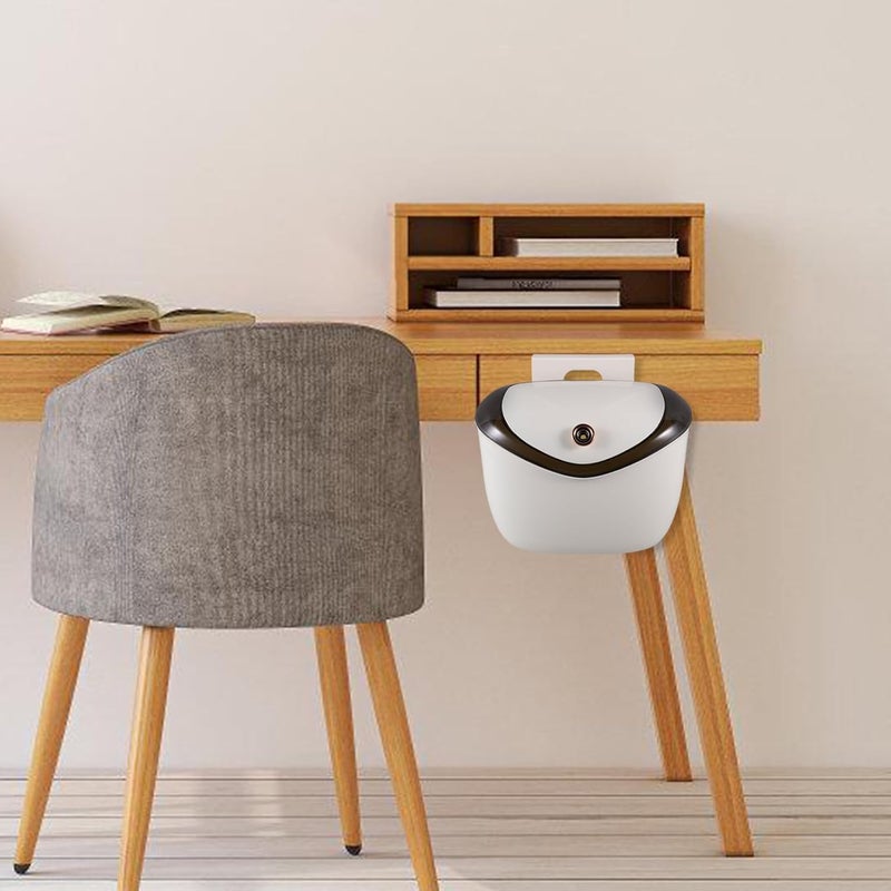 VICASKY Wall-Mounted Hanging Trash Can with Lid, Small Kitchen Garbage Bin, Under Sink Compost Wastebasket for Home and Office Use - Image 4