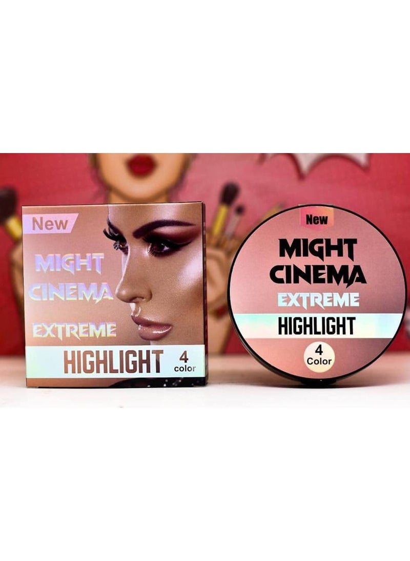 Might Cinema New Extreme Highlighter - 4 Colours Set  - Image 3