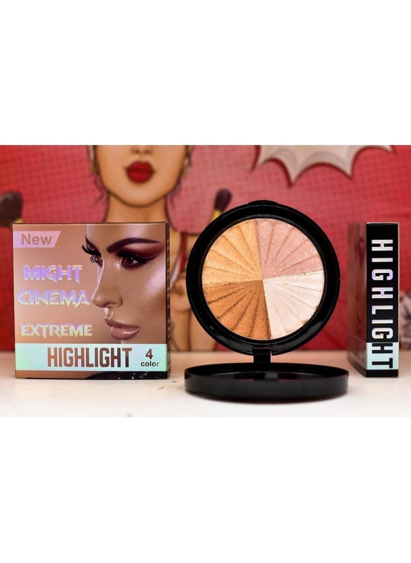 Might Cinema New Extreme Highlighter - 4 Colours Set  - Image 4