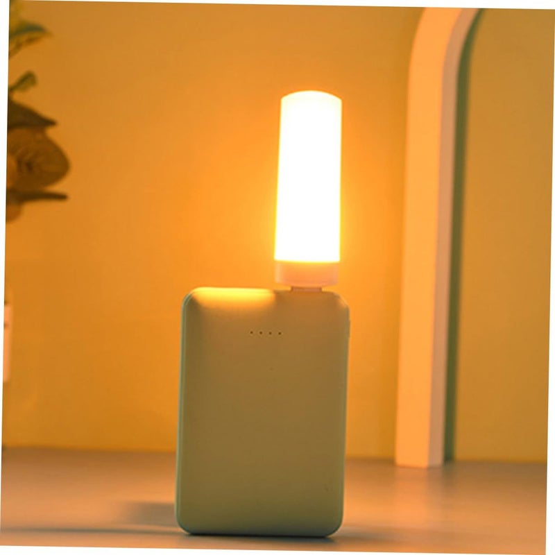 تيهاوكس 2 قطعة لمبة ليلية LED بتأثير اللهب USB توصيل كهربائي توهج دافئ لمصباح غرفة النوم - Image 5