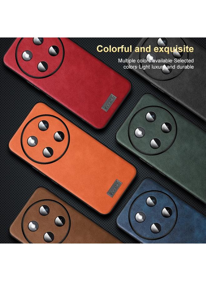 SULADA Case For Honor 200 Shockproof TPU Hybrid Handmade Leather Phone Case - Image 4