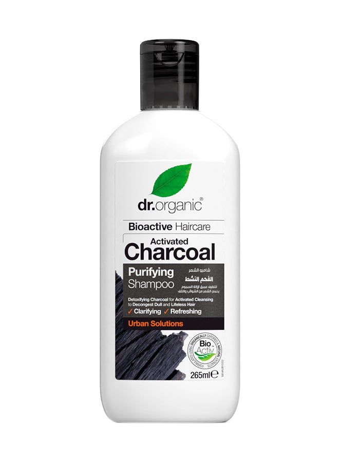 dr.organic - Shampoo, With Activated Charcoal - 265 Ml - Image 1