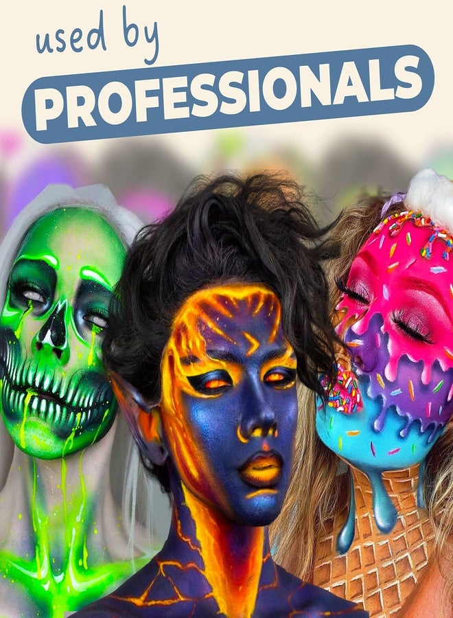 Blue Squid PRO Face Paint - Professional Water Based Single Cake Facepaint & Body Paints - SFX Makeup, Kids Adults Face Painting for Costume, Halloween, Cosplay - Classic Red 30g / 1oz - Image 2