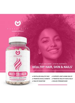 Collagen Peptides Pills Types Iiiiiiv & X With Biotin & Hyaluronic Acid Supports Antiaging Healthy Hair Skin Bones & Nails Keto & Paleo Friendly Hydrolyzed Protein 90Ct. - pzsku/Z62D8115A4CD99FA4C4D5Z/45/_/1698059773/8da4d571-985a-4ef9-841f-199fa5f95776