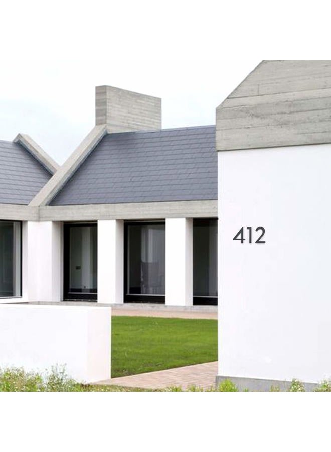 HASWARE Floating House Number 4 inch Stylish Door Numbers Alphabet Plaque Street Home Address Numerals (Small 9, Black) - Image 5