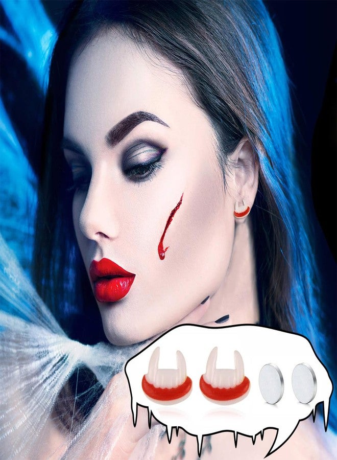 Spiritlele 12 Pairs Halloween Magnetic Earrings Set Resin Clip on Non Piercing Fake Earrings for Unisex Party - Image 2