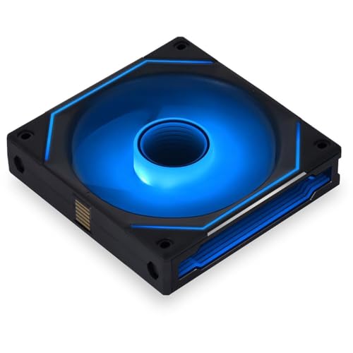 LIAN LI مروحة لابتوب ليوان لي UNI Fan SL-INF 120 RGB مرآة لانهائية ARGB 120 مم سوداء - Image 1