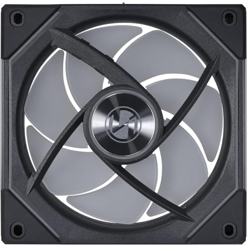 LIAN LI مروحة لابتوب ليوان لي UNI Fan SL-INF 120 RGB مرآة لانهائية ARGB 120 مم سوداء - Image 5