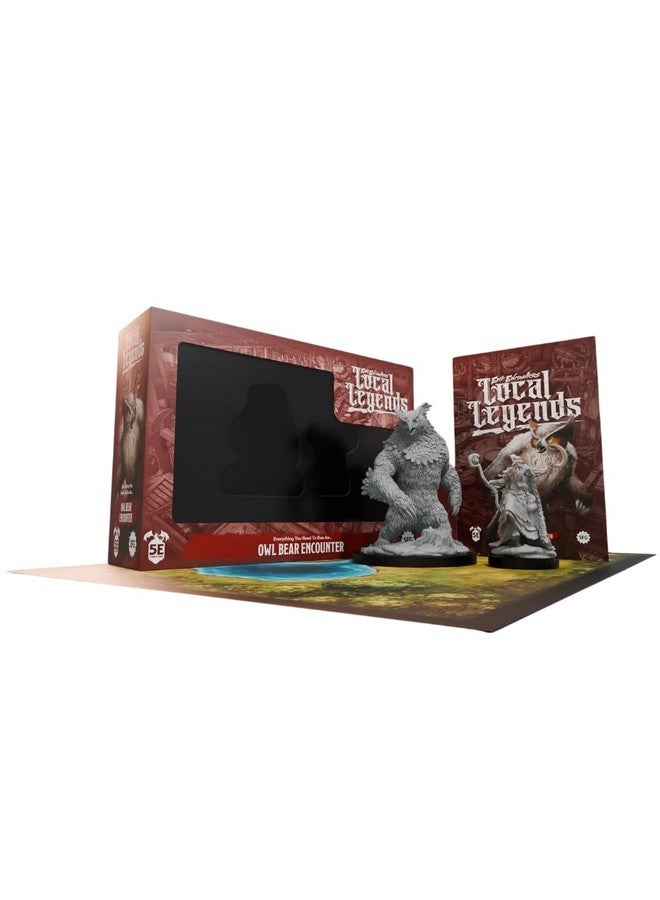 Steamforged Games Epic Encounters Local Legends RPG Bundle: Owlbear, Bat Demon Diaemus, Ghost Pirate, and Wraith (4 Items) - Image 2